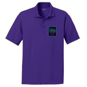 Cool NE Neon Light Periodic Table Element PosiCharge RacerMesh Polo