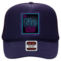 Cool NE Neon Light Periodic Table Element Hat