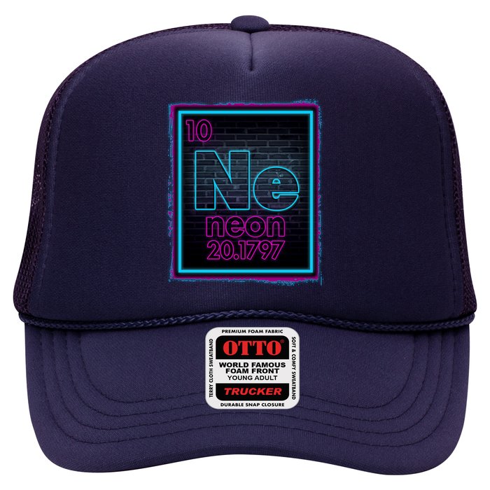 Cool NE Neon Light Periodic Table Element Hat