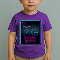 Cool NE Neon Light Periodic Table Element Toddler T-Shirt