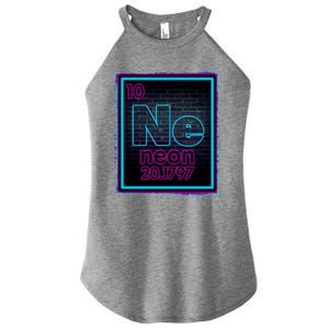 Cool NE Neon Light Periodic Table Element Women's Perfect Tri Rocker Tank