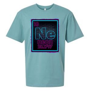 Cool NE Neon Light Periodic Table Element Sueded Cloud Jersey T-Shirt