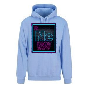 Cool NE Neon Light Periodic Table Element Unisex Surf Hoodie