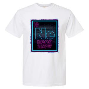 Cool NE Neon Light Periodic Table Element Garment-Dyed Heavyweight T-Shirt