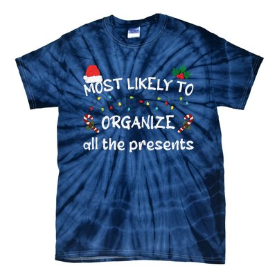 Christmas Nice Naughty An Attempt Was Made Xmas List Santa Tie-Dye T-Shirt