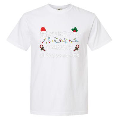 Christmas Nice Naughty An Attempt Was Made Xmas List Santa Garment-Dyed Heavyweight T-Shirt