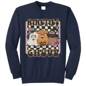 Chicken Nugget Nineties Ghouls Nugget 90s Halloween Retro Tall Sweatshirt