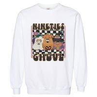 Chicken Nugget Nineties Ghouls Nugget 90s Halloween Retro Garment-Dyed Sweatshirt