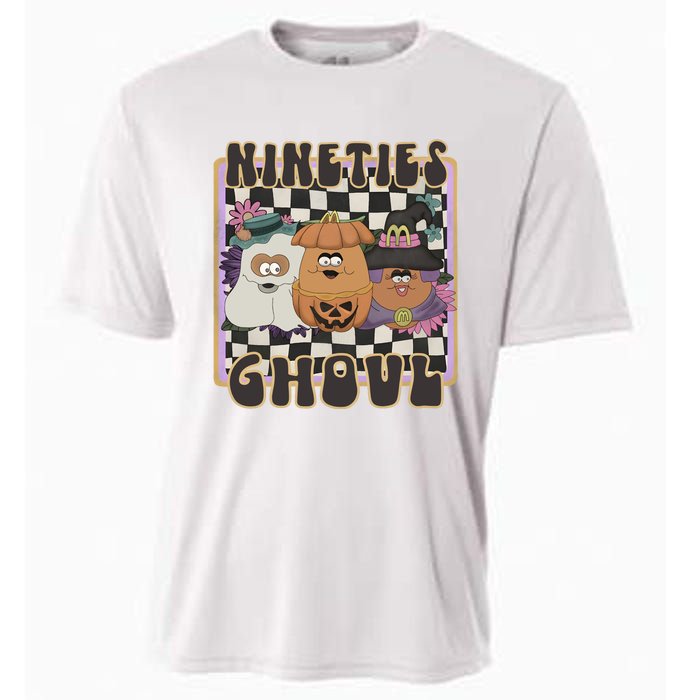 Chicken Nugget Nineties Ghouls Nugget 90s Halloween Retro Cooling Performance Crew T-Shirt