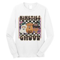 Chicken Nugget Nineties Ghouls Nugget 90s Halloween Retro Long Sleeve Shirt