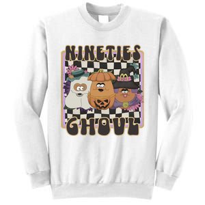 Chicken Nugget Nineties Ghouls Nugget 90s Halloween Retro Sweatshirt