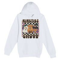 Chicken Nugget Nineties Ghouls Nugget 90s Halloween Retro Premium Pullover Hoodie