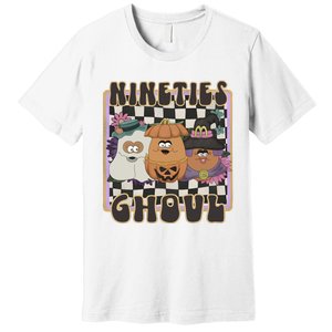 Chicken Nugget Nineties Ghouls Nugget 90s Halloween Retro Premium T-Shirt