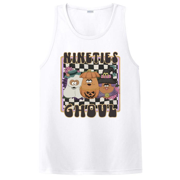 Chicken Nugget Nineties Ghouls Nugget 90s Halloween Retro PosiCharge Competitor Tank