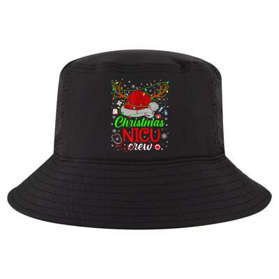 Christmas Nicu Nurse Crew Santa Hat Stethoscope Xmas Pajamas Gift Cool Comfort Performance Bucket Hat