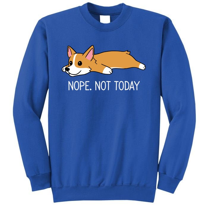 Corgi Nope Not Today Gift Sweatshirt