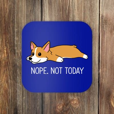 Corgi Nope Not Today Gift Coaster