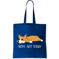 Corgi Nope Not Today Gift Tote Bag