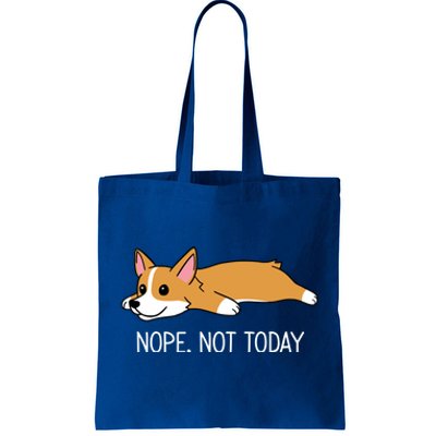 Corgi Nope Not Today Gift Tote Bag