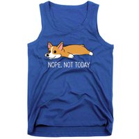 Corgi Nope Not Today Gift Tank Top