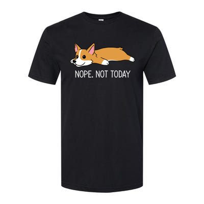 Corgi Nope Not Today Gift Softstyle CVC T-Shirt