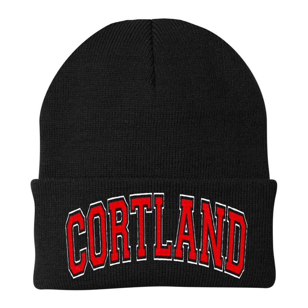 Cortland Ny New York Varsity Beanie