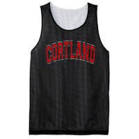 Cortland Ny New York Varsity Mesh Reversible Basketball Jersey Tank