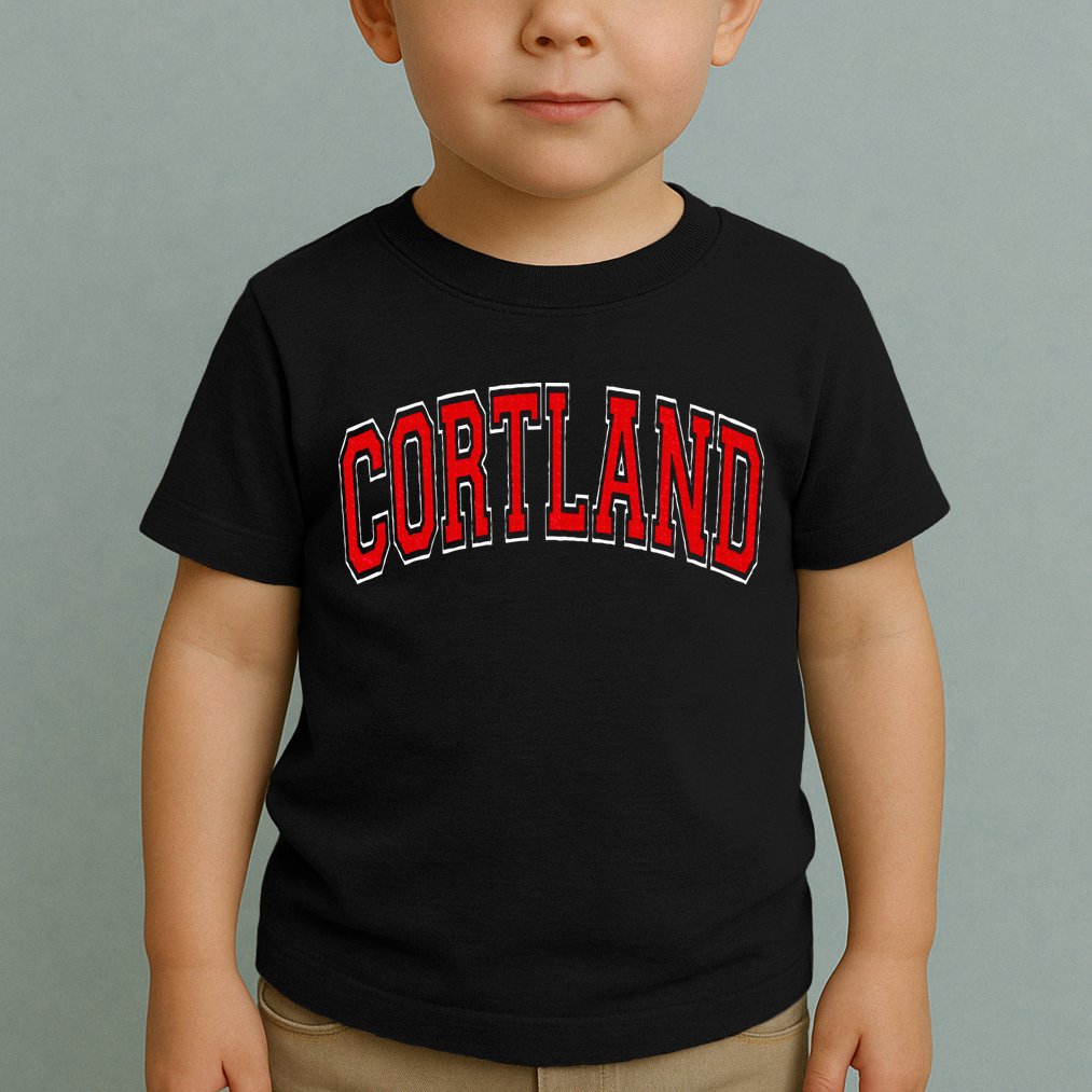 Cortland Ny New York Varsity Toddler T-Shirt