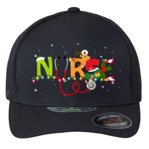 Christmas Nurse Nurse Stethoscope Christmas Tree Ornats Gift Flexfit Unipanel Trucker Cap