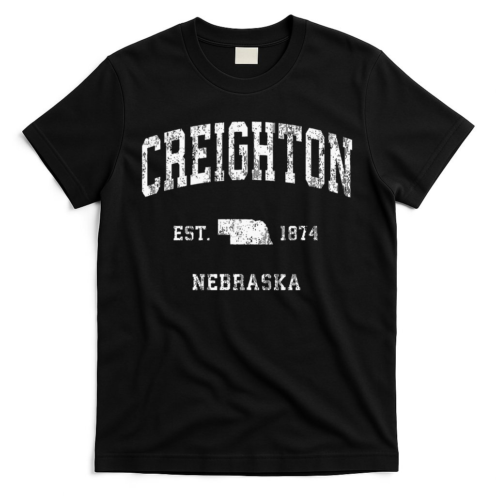Creighton Nebraska NE Vintage Athletic Sports T-Shirt
