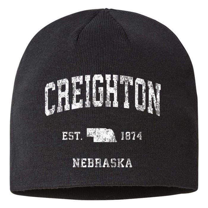 Creighton Nebraska NE Vintage Athletic Sports Sustainable Beanie