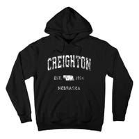 Creighton Nebraska NE Vintage Athletic Sports Tall Hoodie