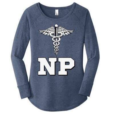 Caduceus Np Nurse Practitioner Inspired Gift Idea Women's Perfect Tri Tunic Long Sleeve Shirt