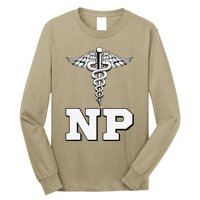 Caduceus Np Nurse Practitioner Inspired Gift Idea Long Sleeve Shirt