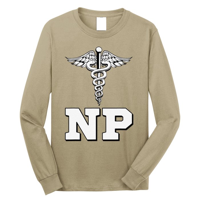 Caduceus Np Nurse Practitioner Inspired Gift Idea Long Sleeve Shirt