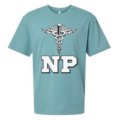 Caduceus Np Nurse Practitioner Inspired Gift Idea Sueded Cloud Jersey T-Shirt