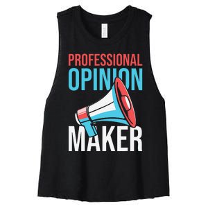 Columnist News Opinion Writer Editorial Columnist Women's Racerback Cropped Tank