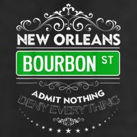 Classy New Orleans Bourbon Street Cool Fun NOLA Mardi Gras Beanie