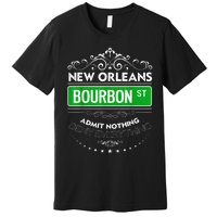 Classy New Orleans Bourbon Street Cool Fun NOLA Mardi Gras Premium T-Shirt