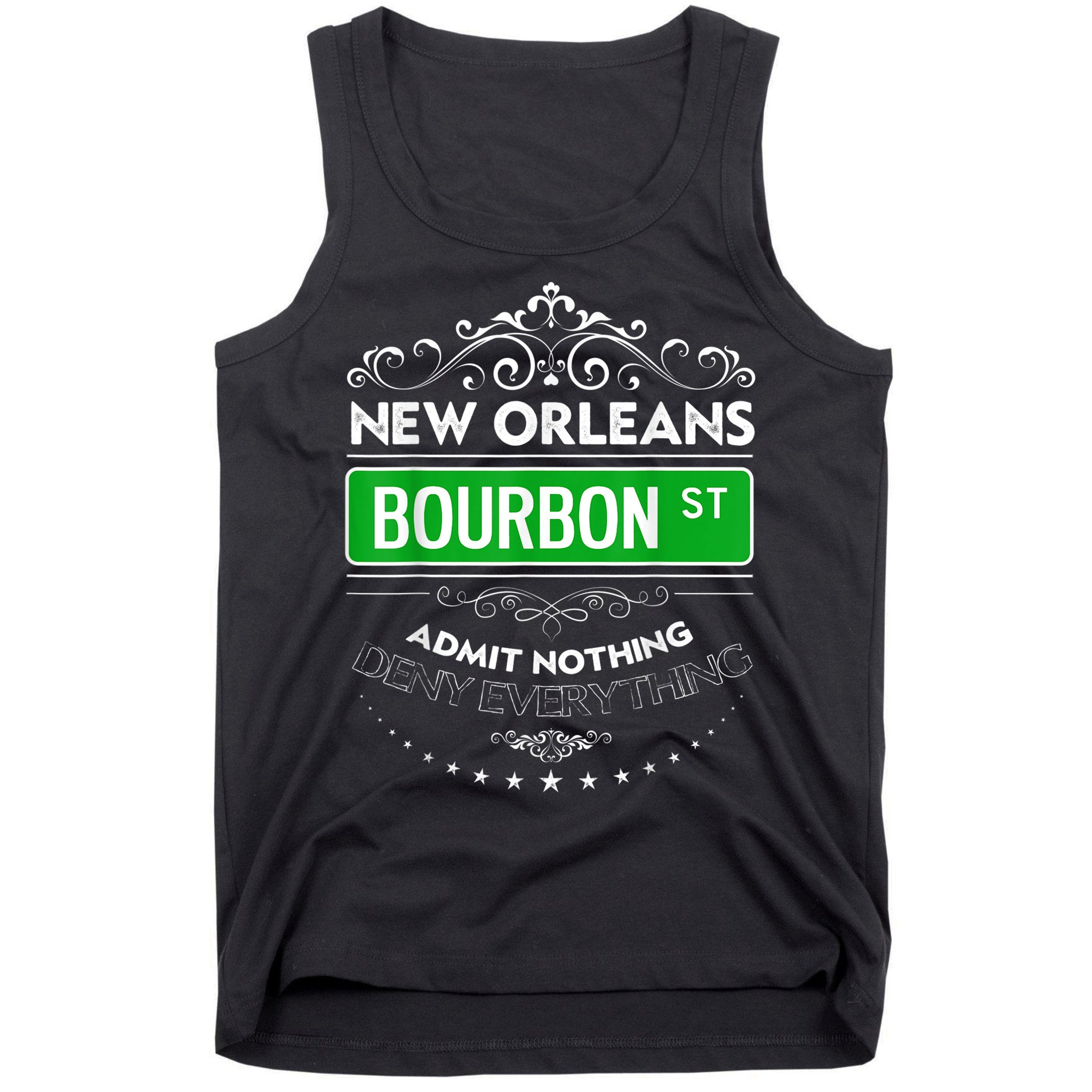 Classy New Orleans Bourbon Street Cool Fun NOLA Mardi Gras Tank Top