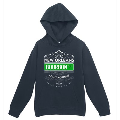 Classy New Orleans Bourbon Street Cool Fun NOLA Mardi Gras Urban Pullover Hoodie