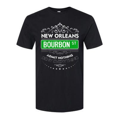 Classy New Orleans Bourbon Street Cool Fun NOLA Mardi Gras Softstyle CVC T-Shirt