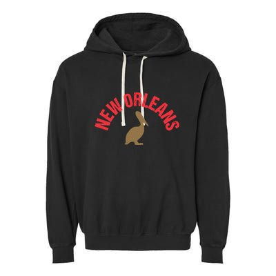 Cool New Orleans Native Pelican Classic New Orleans Pro Garment-Dyed Fleece Hoodie