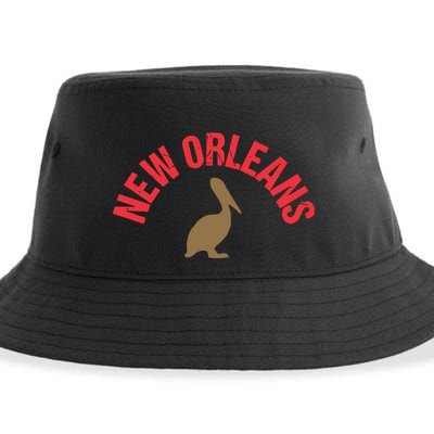 Cool New Orleans Native Pelican Classic New Orleans Pro Sustainable Bucket Hat