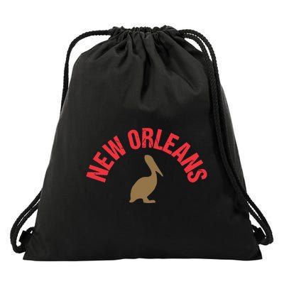Cool New Orleans Native Pelican Classic New Orleans Pro Drawstring Bag