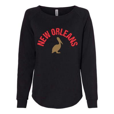 Cool New Orleans Native Pelican Classic New Orleans Pro Womens California Wash Sweatshirt