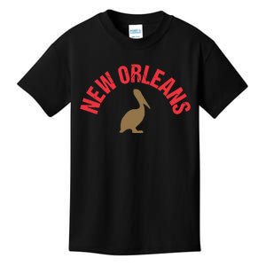 Cool New Orleans Native Pelican Classic New Orleans Pro Kids T-Shirt