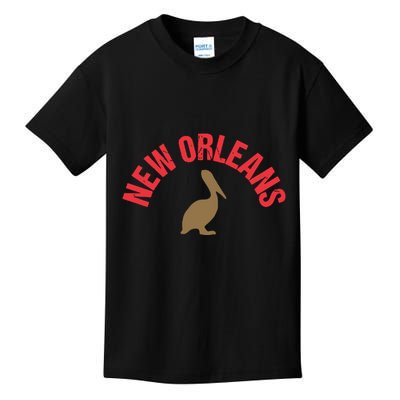 Cool New Orleans Native Pelican Classic New Orleans Pro Kids T-Shirt