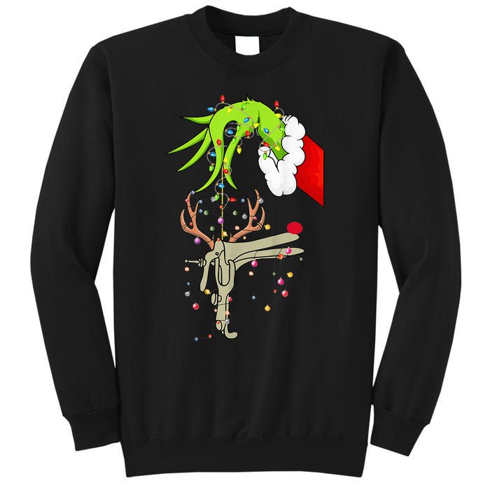 Christmas Nurse Obgyn Nurse Reindeer Speculum Xmas Lights Sweatshirt