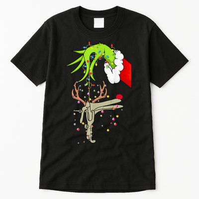 Christmas Nurse Obgyn Nurse Reindeer Speculum Xmas Lights Tall T-Shirt